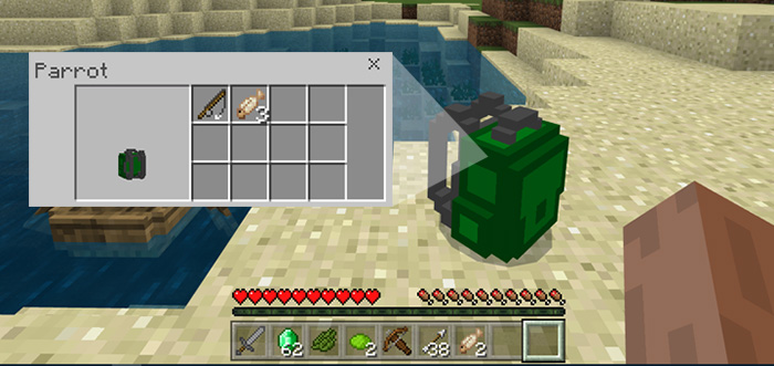 Backpack inventory