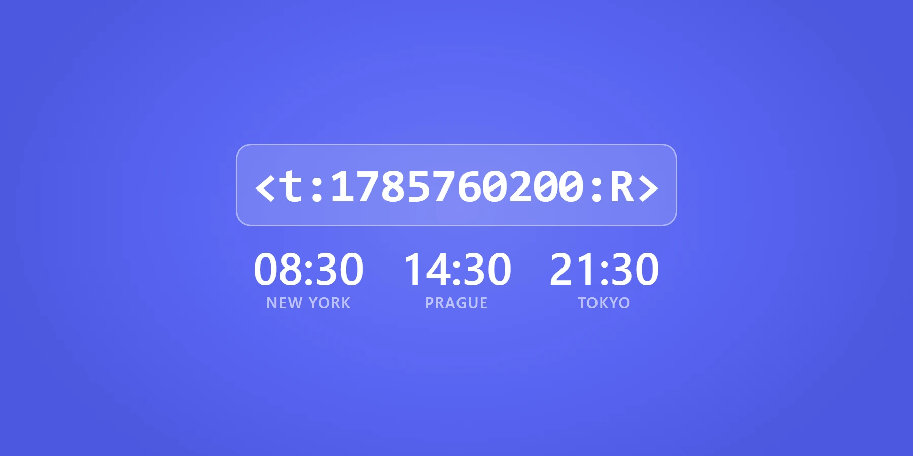 Discord Timestamp Generator